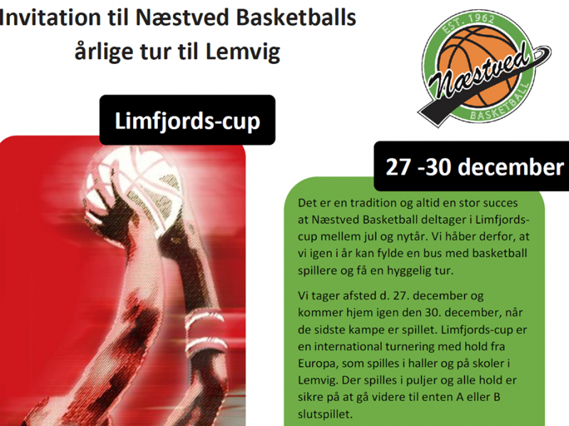 Tilmelding åbnet for Limfjordscup 2017! Tilmelding åbnet for Limfjordscup 2017!